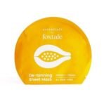 Foxtale Tan Removal Sheet Mask with Vitamin C and Papaya for Tan Removal, Men & Women, 26g - Fast UK Delivery - Image 2