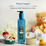 Blue Nectar Baby Shampoo for Kids with Natural Ghee | No Tear Formula | Natural Baby Care Product for New Born | For 0+ Years | Mild Shampoo for Dry & Sensitive Skin (200ml, 14 Herbs) - Fast UK Delivery - Image 3