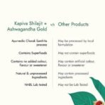 Kapiva Himalayan Shilajit + Ashwagandha Gold|Boost Stamina&De-Stress|Natural&Ayurvedic,Tablet - Fast UK Delivery - Image 6