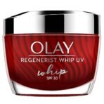 Olay Regenerist Whip Cream with SPF30 | Ultra Lightweight | Hydrated, Plump, Bouncy Skin | With Hyaluronic Acid, Niacinamide and Peptides | Normal, Oily, Dry, Combination Skin | 50g - Fast UK Delivery - Image 2