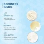 Plum Coconut Hair Mask | For Rough, Dry And Frizzy Hair | With Coconut Oil, Peptides & Shea Butter I Hair Spa For Women & Men I 200G, 1 Count - Fast UK Delivery - Image 5