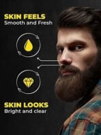 Beardo Ultraglow Face Wash for Men | Red Algae, White Lily & Menthol for Brightened, Hydrated and Refreshing Skin | Face Wash for Tone Brightening and Glowing Skin | Suitable for All Skin Types | 100ml - Fast UK Delivery - Image 5