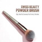 Swiss Beauty Compact Powder Brush, Silver - Fast UK Delivery - Image 3