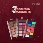 MARS 12 Shades Dance of Joy Eyeshadow Palette | Highly Pigmented and Blendable | Multicolor | Matte and Shimmer Finish 01-Multicolor (13.2g) (Shade-02) - Fast UK Delivery - Image 6