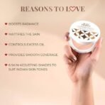 Just Herbs Oil Control Radiance Booster Age Defying Compact Powder for face Makeup 9g - Fast UK Delivery - Image 7