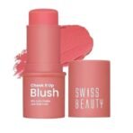 Swiss Beauty Cheek It Up Blush for Cheeks|Lumi-Matte Finish | Lightweight | Easily Blendable | With Jojoba Oil | Shade- Chic Me Up, 8g - Fast UK Delivery - Image 2