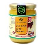Yugmantra Organic Foods -100 % Natural Pure & Fresh Danedar A2 Milk Sahiwal Desi Cow Ghee 500 Ml | Bilona Method | Lab Tested | Desi Ghee | Highly Nutritious | Boost Immunity & Energy - Fast UK Delivery