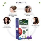 Indus Valley Bio Organic 100% Organic and Herbal Indigo Powder, for Natural Hair Coloring, Arrests Early Greying & Protects hair from Damage - (200g+50g) - Fast UK Delivery - Image 5
