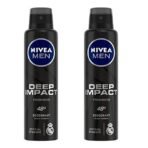 Nivea Men Deep Impact Freshness Deodorant Spray - For Men,150 ml (Pack of 2) - Fast UK Delivery - Image 2