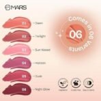 MARS Liquid Blush Hour | Dewy-Matte Finish | Highly Pigmented | Lightweight & Long-Lasting Formula | Effortless Application (12 ml) (03-SUNKISSED) - Fast UK Delivery - Image 5