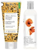 Aroma Magic Sunscreen Sun Block Lotion, SPF 30, 50ml and Aroma Magic Juniper Berry Oil Free Moisturiser 200 ml - Fast UK Delivery - Image 2