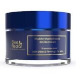 Blue Nectar Shata Dhauta Ghrita Face Cream for Men | 100 Times Washed Ghee Lightweight Men Face Cream for Skin Firming & Naturally Glowing Skin (19 Herbs, 50g) - Fast UK Delivery