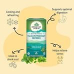 ORGANIC INDIA Tulsi Peppermint Refresh 25 Tea Bags || Stress Relieving & Rejuvenating || Feeling Refreshed || Tulsi Tea - 25 Tea Bags - Fast UK Delivery - Image 7