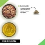 TEACURRY Weight Plus Tea (30 Tea bags) - Helps in Gaining Mass - Men & Women | Green Tea Weight plus and Ayurvedic Tea for Manage weight | 100% Natural Herbal Tea - Fast UK Delivery - Image 5