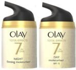 Olay Total Effects Slay All Day Pack - Day Cream 50gm + Night Cream 50 gm| Fights 7 Signs of Ageing | With Niacinamide and Green Tea Extracts | Normal, Oily, Dry, Combination Skin | Pack of 2 - Fast UK Delivery - Image 3