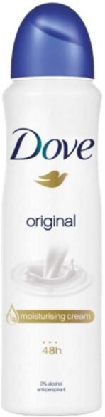 Dove Original, Strong Antiperspirant Deodorant For Women, Clean And Fresh Fragrance Aerosol, Long Lasting Anti Sweat And Body Odour Protection Spray 250ml - Fast UK Delivery