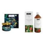 Kapiva Shilajit Gold Resin - 20g | Helps in boosting Stamina | Contains 24 Carat Gold | 100% Ayurvedic & Kapiva Himalayan Apple Cider Vinegar with Mother Vinegar 500ml - Fast UK Delivery - Image 2