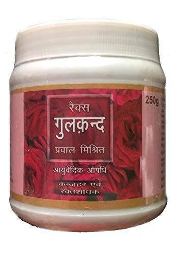 uk41OTArYjhL-1.jpg Rex Remedies Limited Gulkand (praval Mishrit) 250 gm. - Image 1