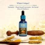 Blue Nectar Turmeric Face Serum for Glowing Skin | Plant Based Face Oil for Glowing Skin | Tan Removal Skin Brightening Serum for Face (16 Herbs, 30 ml) - Image 3