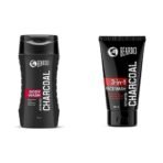 Beardo Charcoal Combo | Activated Charcoal Face Wash 100ml & Activated Charcoal Body Wash 200ml (Set of 2) - Fast UK Delivery - Image 2