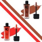 KINDED Lip Eye and Cheek Tint Combo for Women Girls Longlasting Moisturizing Vitamin E Liquid Lip Colour Lipstick Eyeshadow Blush (Matte Finish, Brown Temptation & Sangria Orange, 9 ml each) - Fast UK Delivery - Image 2