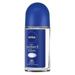 Nivea Men & Women Fresh Scent Deodorant Roll On, Protect & Care, 50Ml And Fresh Scent Deodorant, Protect & Care, 150Ml, Pack Of 1 - Fast UK Delivery - Image 5