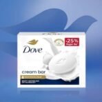 Dove Cream Beauty Bar - Soft, Smooth, Moisturised Skin, 3x125 g - Fast UK Delivery - Image 3