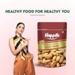 Happilo Premium Californian Almonds Roasted & Salted 200 g | Badam Dry Fruit | High Protein Snack & Super Healthy Crunchy Nuts | Vitamins & Minerals Rich | Freshly Roasted and Lightly Salted - Fast UK Delivery - Image 5