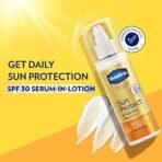 Vaseline Sun Protect & Calming Spf 30 Body Serum Lotion For All Skin Types 180Ml, For Non-Sticky & Matte Sun Protected Skin, Pack Of 1 - Fast UK Delivery - Image 4