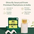 VAHDAM Amla Ginger Tea - 15 Green Tea Bags | Vitamin C Fortified Digestive Health Drink | High Nutrition Pratapgarh Amla Variety | Herbal Tea for Immunity - Fast UK Delivery - Image 4