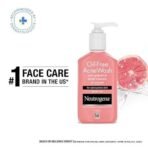 Neutrogena Oil Free Acne Wash | Pink Grapefruit | Deep Cleansing Face Wash with Salicylic Acid | Alcohol Free, Non Comedogenic & Dermatologically Tested | For Oily Acne Prone Skin | 175ml - Fast UK Delivery - Image 3