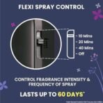 Godrej aer Matic Kit (Machine + 1 Refill) - Automatic Room Fresheners with Flexi Control Spray | Violet Valley Bloom | 2200 Sprays Guaranteed | Lasts up to 60 days (225ml) - Fast UK Delivery - Image 5