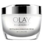 Olay Regenerist Revilatising Hydration Cream with SPF 15 | Hydrated, Plump, Bouncy Skin | With Hyaluronic Acid, Niacinamide and Peptides | Normal, Oily, Dry, Combination Skin | 50g - Fast UK Delivery