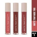 Hilary Rhoda Matte Trap Liquid Lipstick | Non-Transfer & Waterproof Lipstick | 8-Hour Long Stay | Non-Drying Formula | 5ml (Matte Trap Nude Trio) - Fast UK Delivery - Image 3