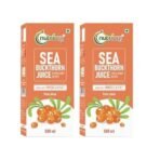 Nutriorg Sea Buckthorn Juice, Himalayan Berry, Enrich With Omega 3,6,9 & 7 Rich in Vitamin C, 500 ml (Pack Of 2) - Fast UK Delivery - Image 2