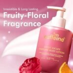 mCaffeine Sweet Escape Perfume Body Lotion | Niacinamide, Cocoa Butter & Shea Butter For Deep Moisturization | Lightweight, Non-Sticky | Fruity-Floral Fragrance | Body Lotion For Dry Skin - 300ml - Fast UK Delivery - Image 5