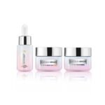 L'Oreal Paris Brightening Serum, 1% Glycolic Acid, 2% Niacinamide Serum Glycolic Bright Skin 15ml, & Glycolic Bright Day Cream with SPF 17, 15ml & & Glycolic Bright Glowing Night Cream, 15ml - Fast UK Delivery