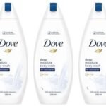 Dove Deeply Nourishing Body Wash | 250 ml | Moisturizing Body Wash For Softer, Smoother Skin | Dove Body Wash for Women & Men | Body Wash for Dry Skin (Pack of 3) - Fast UK Delivery