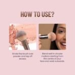 Swiss Beauty Compact Powder Brush, Silver - Fast UK Delivery - Image 6