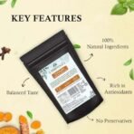 Golden Tips HERBYOGA Desi Kadha Herbal Tea Immunity Booster Pouch (100 Gram, 50 cups) - Fast UK Delivery - Image 5
