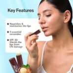 WOW Skin Science Shea Butter Nourishing Lip Balm with Ceramides Hydrating Lip Balm for Dry, Chapped Lips | Strengthens Lip Skin Barrier | SPF 30 | 4g - Fast UK Delivery - Image 4