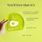 Foxtale Nourishing Sheet Mask with Hyaluronic Acid and Avocado for Nourishing & Hydration, Men & Women, 26g - Fast UK Delivery - Image 4