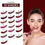 Fashion Colour Pretty Lip Glow Liquid Lipstick Waterproof Matte Finish Non Transfer 16 Hours Wear Liquid Lipstick Nudeshade To Boldshade Perfectly Fit To All Indian Skin Tones (#Nude Halo, 3ML) - Fast UK Delivery - Image 6