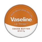 Vaseline Lip Tins Cocoa Butter, 17G|Infused With Cocoa Butter For Hydration & Glossy Shine, Transparent - Fast UK Delivery - Image 2