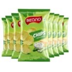Bikano Chips Cream and Onion 75g (Pack of 8) - Fast UK Delivery - Image 2