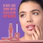 Hilary Rhoda Glass Glow Lip Gloss | Nourishing & Hydrating Lip Gloss | Sheer Coverage | High Shine | Juicy & Plump Lips | Keeps Lips Moisturised | Glides on Smoothly | 5ml (Plumalicious - Shade 05) - Fast UK Delivery - Image 4