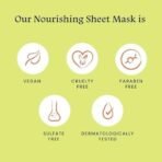 Foxtale Nourishing Sheet Mask with Hyaluronic Acid and Avocado for Nourishing & Hydration, Men & Women, 26g - Fast UK Delivery - Image 7