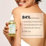 mCaffeine 10% AHA - Glycolic Acid & Lactic Acid Body Wash | Body Wash Shower Gel for Dark Spots & Dark Patches | Helps Improve Rough, Bumpy & Strawberry Skin | For Men & Women - 200ml - Fast UK Delivery - Image 6
