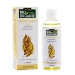 INDUS VALLEY BIO ORGANIC Cold Pressed Wheat germs Carrier Oil - 100% Pure and Natural- Suitable for All Skin Types Pure Oil, Use for Hair Care, Skin Care (100ml) - Fast UK Delivery - Image 2