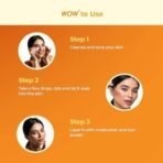WOW Skin Science Brightening 20% Vitamin C Face Serum | Boost Collagen and Elastin for Anti aging, Skin Repair | For Dark Circles, Fine Lines | Glowing Skin | Hydrates | 15 ml - Fast UK Delivery - Image 7